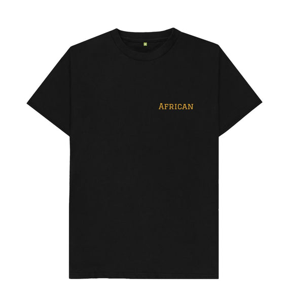 SALE - Unisex Tee | African (Embroidery - Gold)